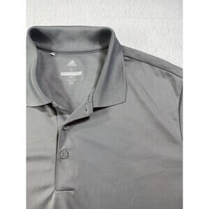 Adidas Gray Large Golf Polo short sleeve